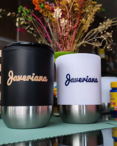 Vasos térmicos marcados con Láser